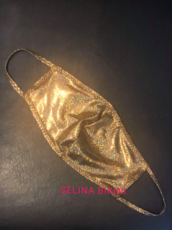 Dark Gold Face Mask - Selina Bikini