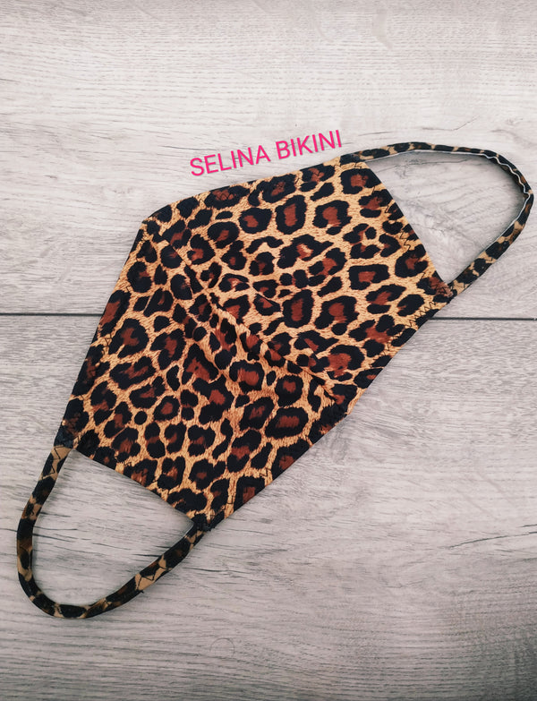 Leopard print Face Mask (Adult) - Selina Bikini