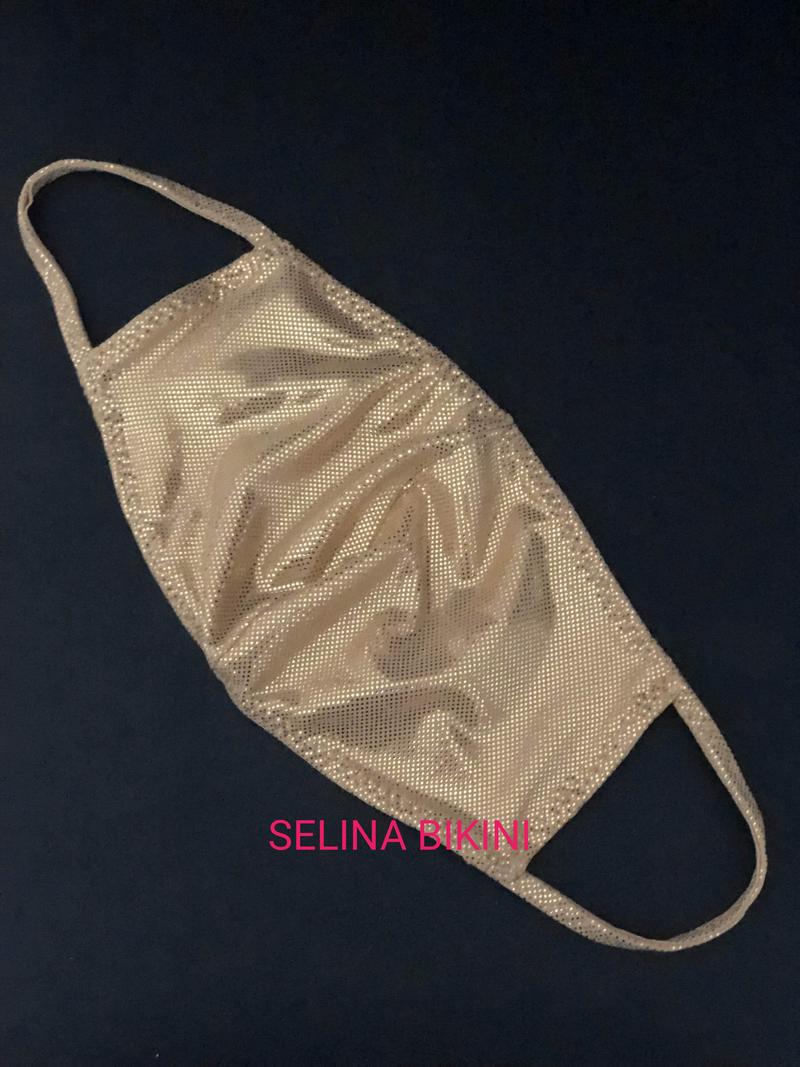 Light Gold Face Mask - Selina Bikini