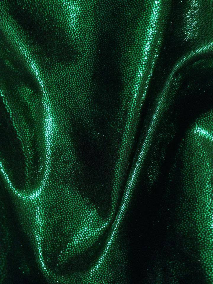 Black Green Metallic dots luxury spandex - Selina Bikini