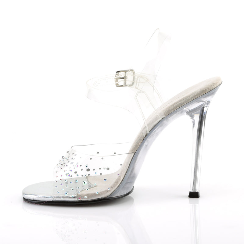 AMBER TURNER 'ENCHANTING LOVE' WHITE DIAMANTE MULES – Envy Shoes UK