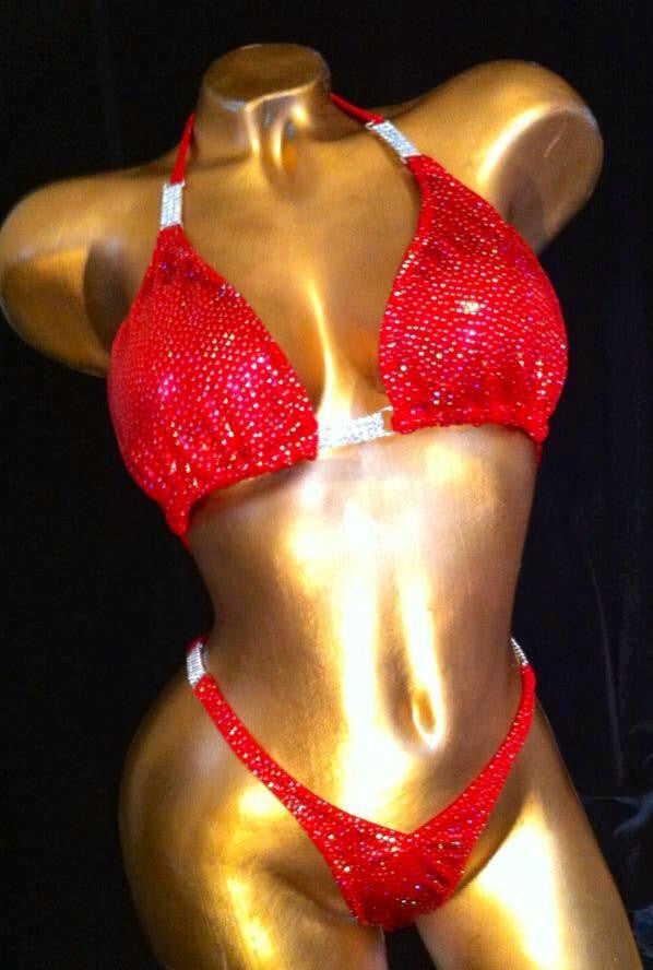 Red Glitter - Selina Bikini