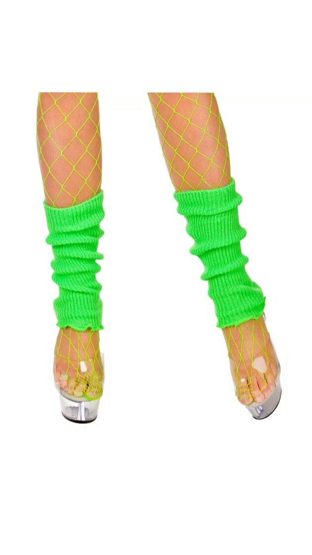 NEON GREEN LEG WARMERS - Selina Bikini